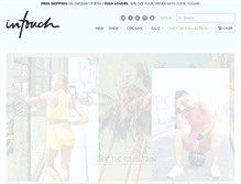 Tablet Screenshot of intouchclothing.com